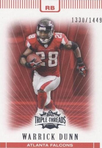 2007 Topps Triple Threads Warrick Dunn #47