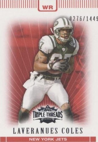 2007 Topps Triple Threads Laveranues Coles #66
