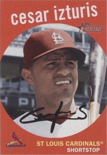 2008 Topps Heritage - Cesar Izturis #222
