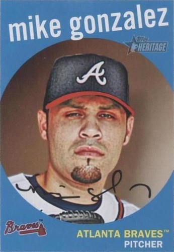 2008 Topps Heritage High Number - Mike Gonzalez #675