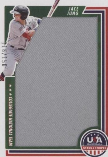 2022 Panini USA Baseball Stars & Stripes - Jace Jung #JUM-JJ2