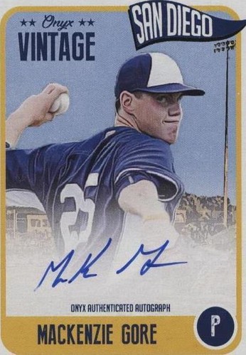 2020 Onyx Vintage - MacKenzie Gore #VAMG