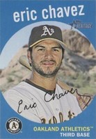 2008 Topps Heritage - Eric Chavez #63