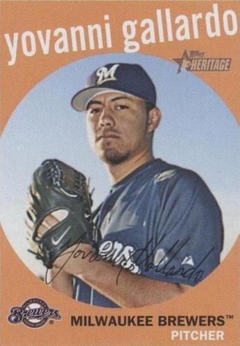 2008 Topps Heritage - Yovani Gallardo #200