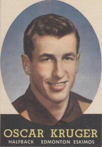 1958 Topps CFL Oscar Kruger #44