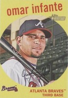 2008 Topps Heritage High Number - Omar Infante #641