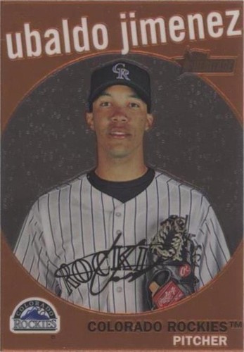 2008 Topps Heritage - Ubaldo Jimenez #C77