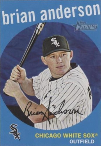 2008 Topps Heritage High Number - Brian Anderson #598