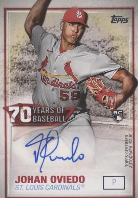 2021 Topps - Johan Oviedo #70YA-JO