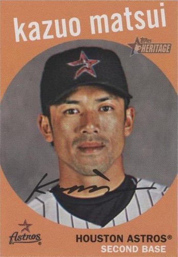 2008 Topps Heritage - Kazuo Matsui #438