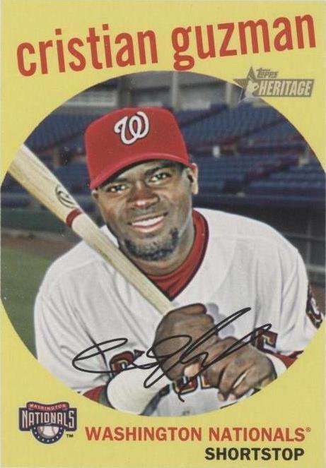 2008 Topps Heritage High Number - Cristian Guzman #620