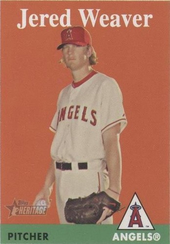 2007 Topps Heritage - Jered Weaver #80