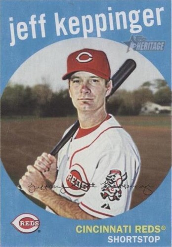 2008 Topps Heritage High Number - Jeff Keppinger #555
