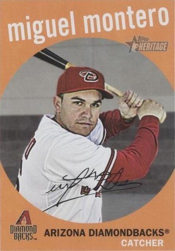 2008 Topps Heritage High Number - Miguel Montero #701