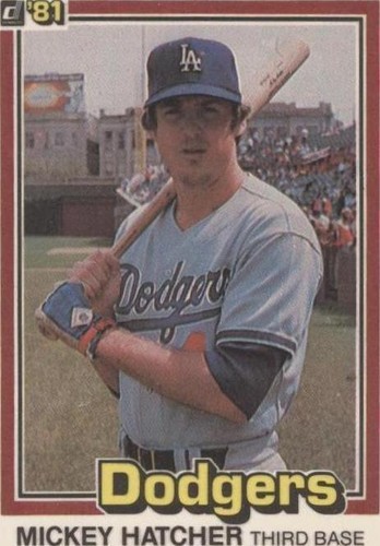 1981 Donruss - Mickey Hatcher #526