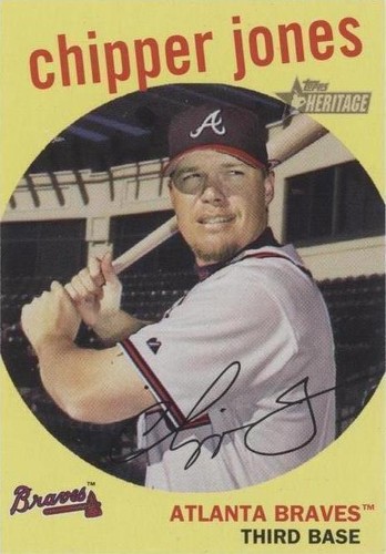 2008 Topps Heritage - Chipper Jones #450