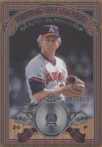 2006 SP Legendary Cuts - Don Sutton #WG-SU