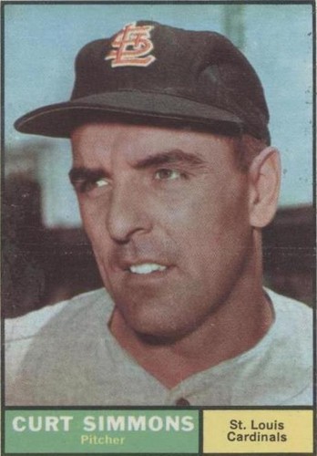 1961 Topps - Curt Simmons #11
