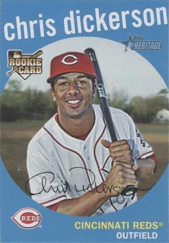 2008 Topps Heritage High Number - Chris Dickerson #667