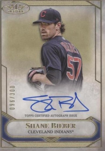 2021 Topps Tier One - Shane Bieber #T1TA-SB