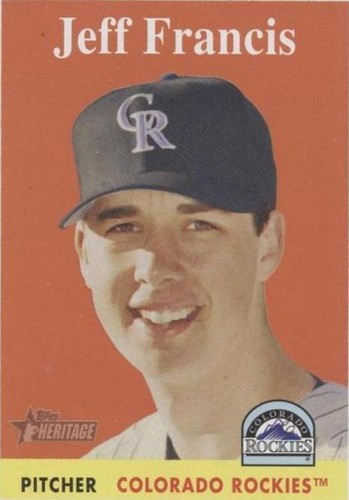 2007 Topps Heritage - Jeff Francis #111