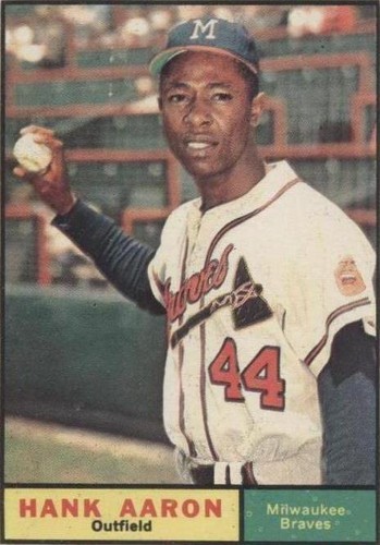 1961 Topps - Hank Aaron #415