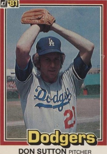 1981 Donruss - Don Sutton #58