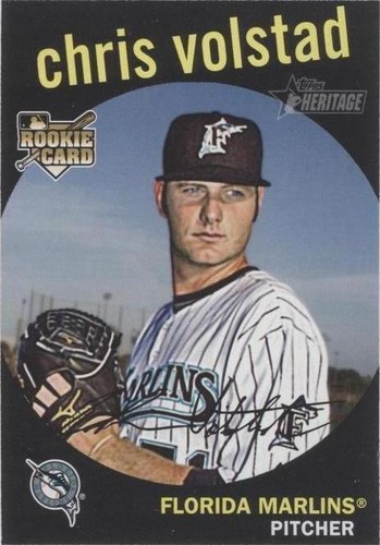 2008 Topps Heritage High Number - Chris Volstad #515