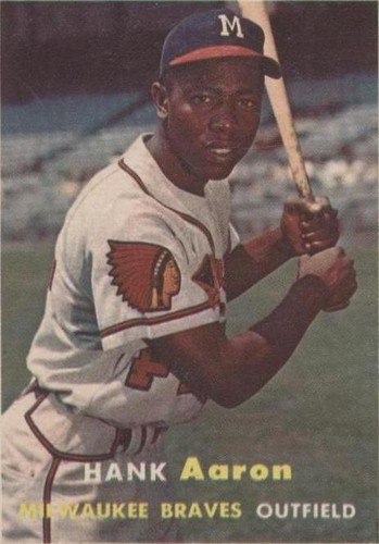 1957 Topps - Hank Aaron #20