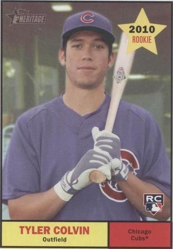 2010 Topps Heritage - Tyler Colvin #214