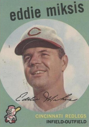 1959 Topps - Eddie Miksis #58