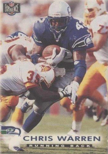 1997 Score Board NFL Experience Chris Warren #81