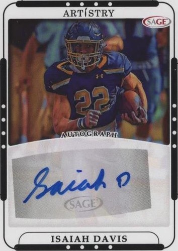 2023 SAGE Artistry Isaiah Davis #ART-ID