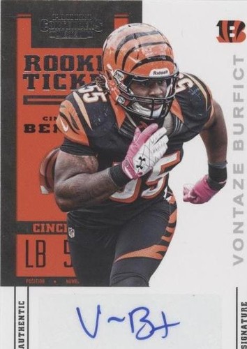 2012 Panini Contenders Vontaze Burfict #195