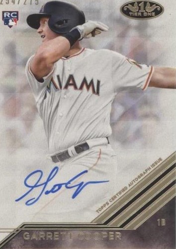 2018 Topps Tier One - Garrett Cooper #BA-GCO