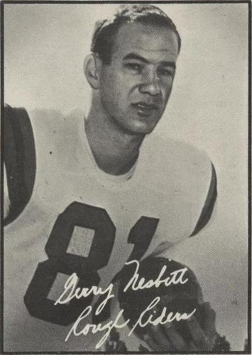 1961 Topps CFL Gerry Nesbitt #78