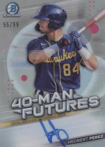 2021 Bowman Chrome - Hedbert Perez #FMFA-HP