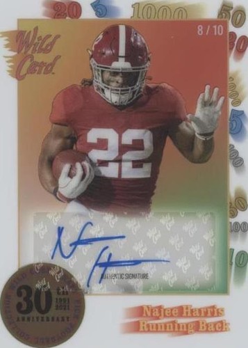 2021 Wild Card Nationals Najee Harris #30TH-11