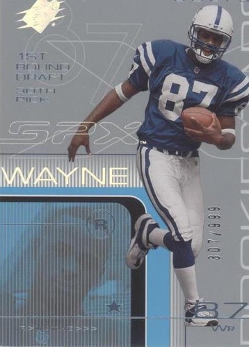 2001 SPx Reggie Wayne #105