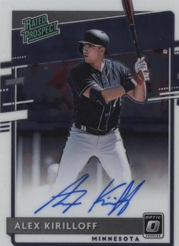 2020 Panini Donruss Optic - Alex Kirilloff #RPS-AK