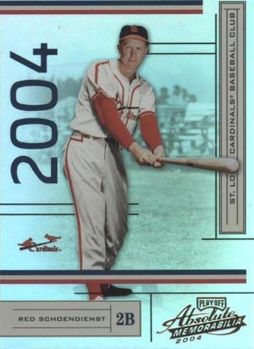 2004 Playoff Absolute Memorabilia - Red Schoendienst #183