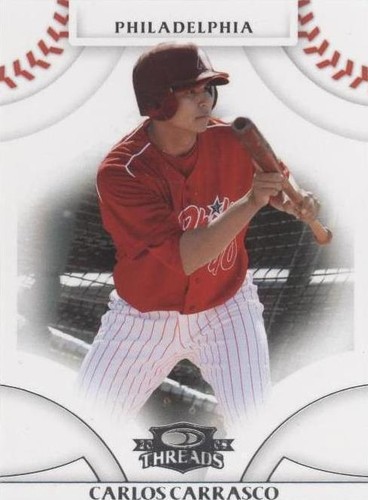 2008 Donruss Threads - Carlos Carrasco #85