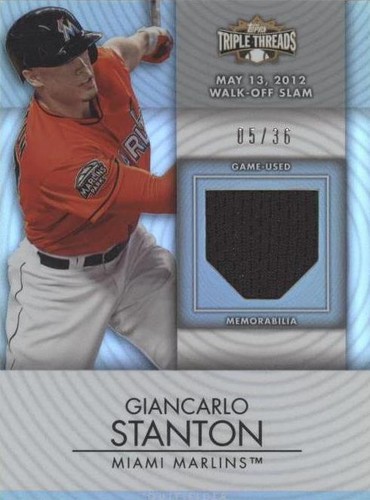 2012 Topps Triple Threads - Giancarlo Stanton #TTUR-14