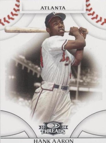 2008 Donruss Threads - Hank Aaron #1