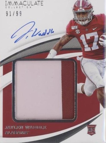 2021 Panini Immaculate Collection Collegiate Jaylen Waddle #PPA-JW