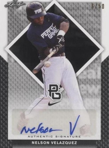 2016 Leaf Perfect Game National Showcase - Nelson Velazquez #BA-087