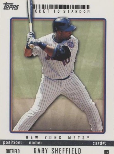 2009 Topps Ticket To Stardom - Gary Sheffield #109