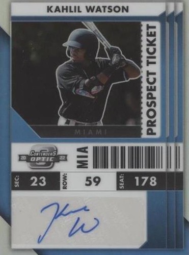 2022 Panini Chronicles - Kahlil Watson #PTO-KW