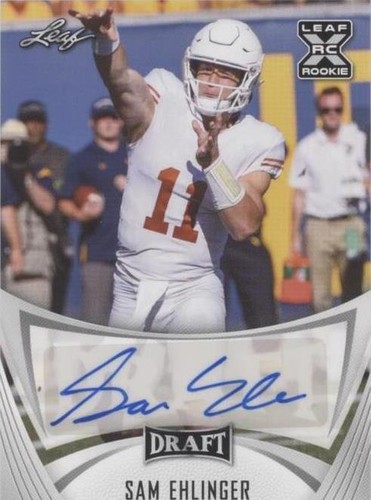 2021 Leaf Draft Sam Ehlinger #BA-SE1