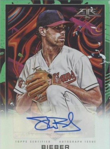 2022 Topps Fire - Shane Bieber #FA-SB